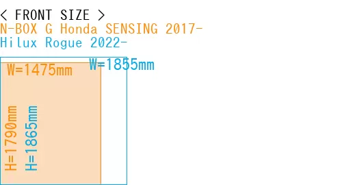 #N-BOX G Honda SENSING 2017- + Hilux Rogue 2022-